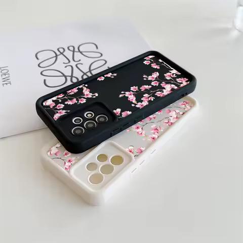 Flower Case For Samsung Galaxy S21 S22 Ultra S21 Plus S20 FE A31 A51 A71 A21S A53 A33 A73 A23 A50 A30 A70 A32 A72 A13 A04 A04E