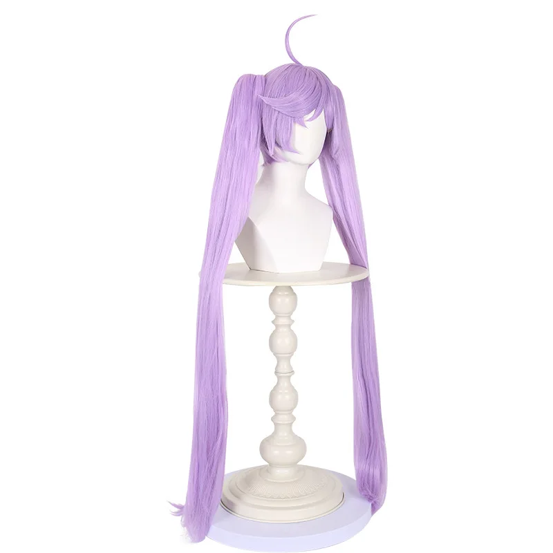 Schöne Paradise Real Middle School Cheerleader Cosplay Perücke Lange Doppelte Zöpfe Perücke mit simulierten Kopfhaut Top Perücke