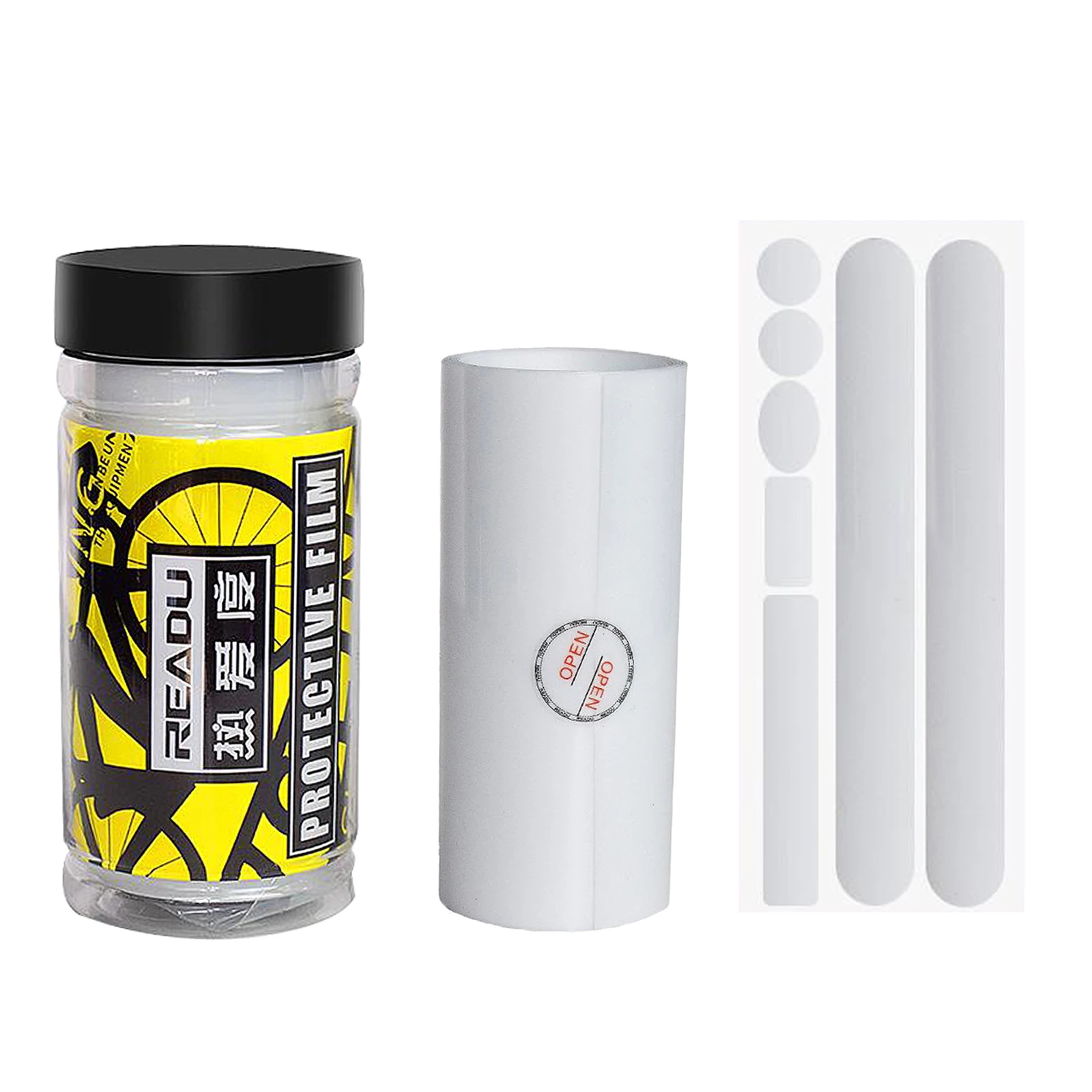 Bicycle Frame Protector Bike Tape Decorative Custom Fit Pre-Cut Accessories