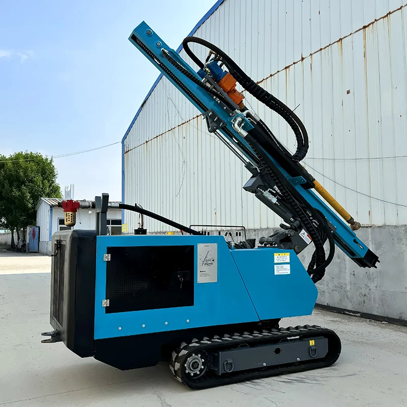 Équipement de forage DTH hydraulique diesel personnalisé de qualité industrielle pour l'extraction de fosse ouverte à grande échelle