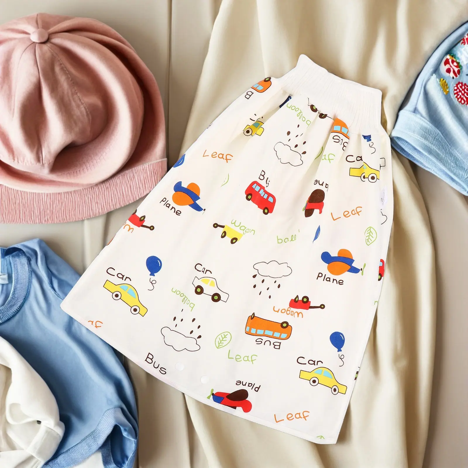 

Potty Training Pants Absorbent Underwear Waterproof Cotton Diapers Toddler Toilet Skirt Practical Easy Wear Off
