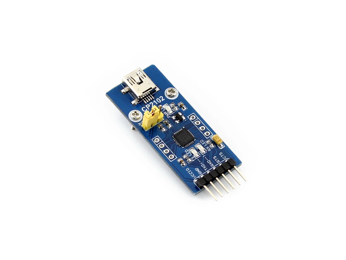 Waveshare CP2102 modul USB ke UART, konektor Mini USB mendukung Mac, Linux, Android, WinCE, Windows 7/8/8.1/10/11