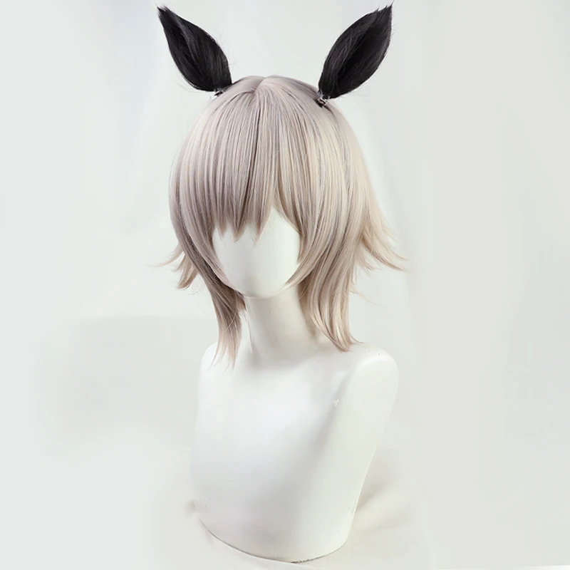 Uma Musume Pretty Derby Curren Chan Headwear for Cosplay Wig Halloween Carnival Roleplay Party Costume Prop Synthetic
