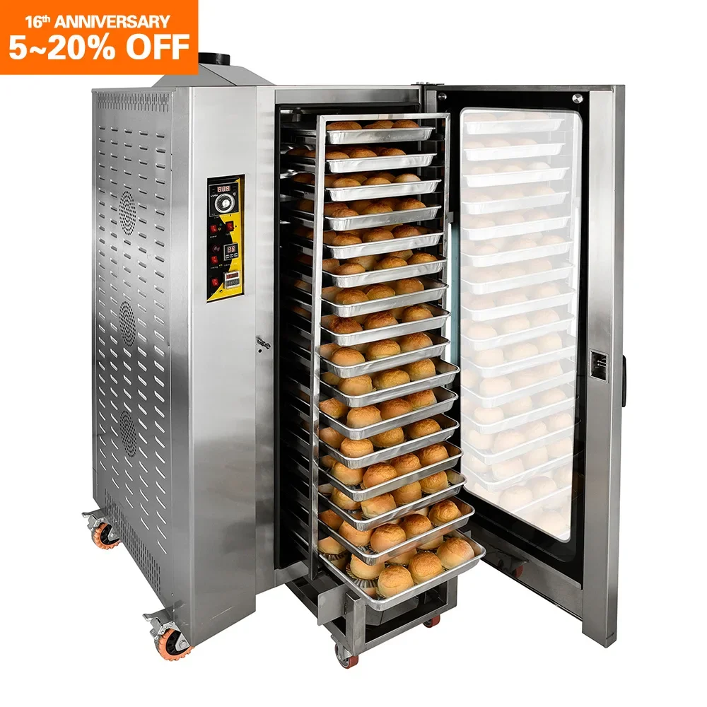 16 Tray Freestanding Built-in Oven Commercial Oven Gas Industrial Convection Bread Bakery Machine Big Bakery Ovens