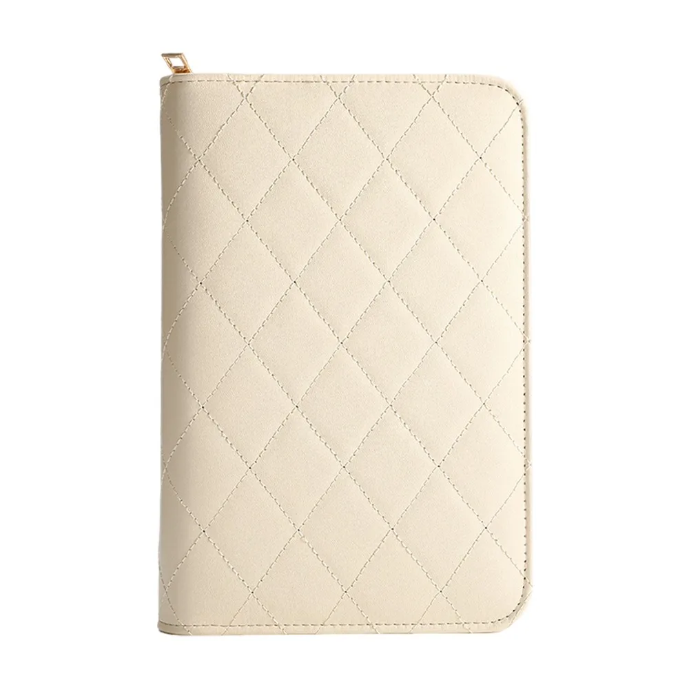 

Large Capacity Jewelry Storage Book PU Leather Transparent Pockets Jewelry Organizer Bag Detachable Pages Clear Pockets