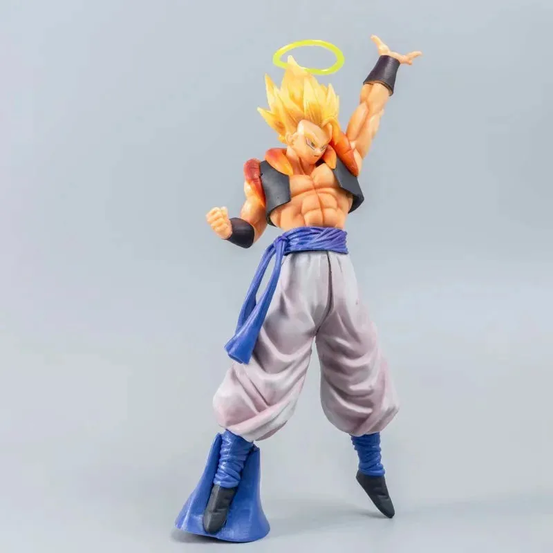 Dragon Ball Z Super Saiyan Figuras Anime, Stardust Breaker, Angel Gogeta, Action Figurine, Brinquedos Modelo, Boneca Colecionador, Presente, 28cm