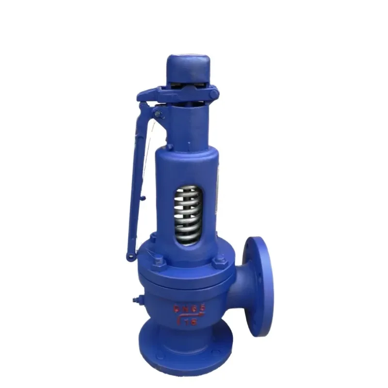 Flanged manual safety valve Pressure relief valve Alloy material Medium pressure Low temperature