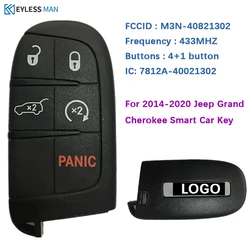 5 taste Keyless Remote Key Für Jeep Grand Cherokee 2014-2020 433Mhz Mit ID46 Chip PCF7945 PN Numebr 68143505AC / M3N40821302