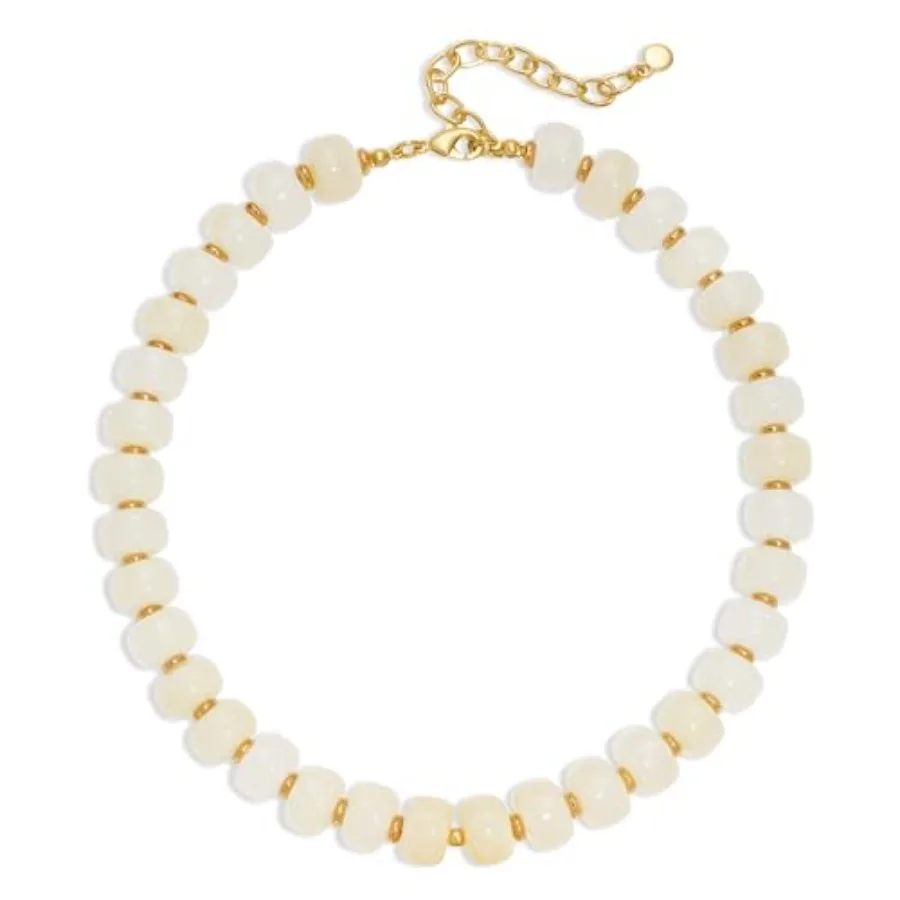 

LILIEandWHITE Resin Chunky Beaded Necklace for Women Minimalistic Modern Statement Necklace Jewelry Accessories