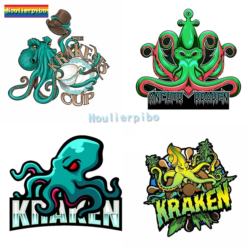 High Quality Car Sticker Kraken Cartoon Vinyl Decal for Car Bumper Window Surfboard Motorcycle Waterproof Sunscreen Anti-scratch