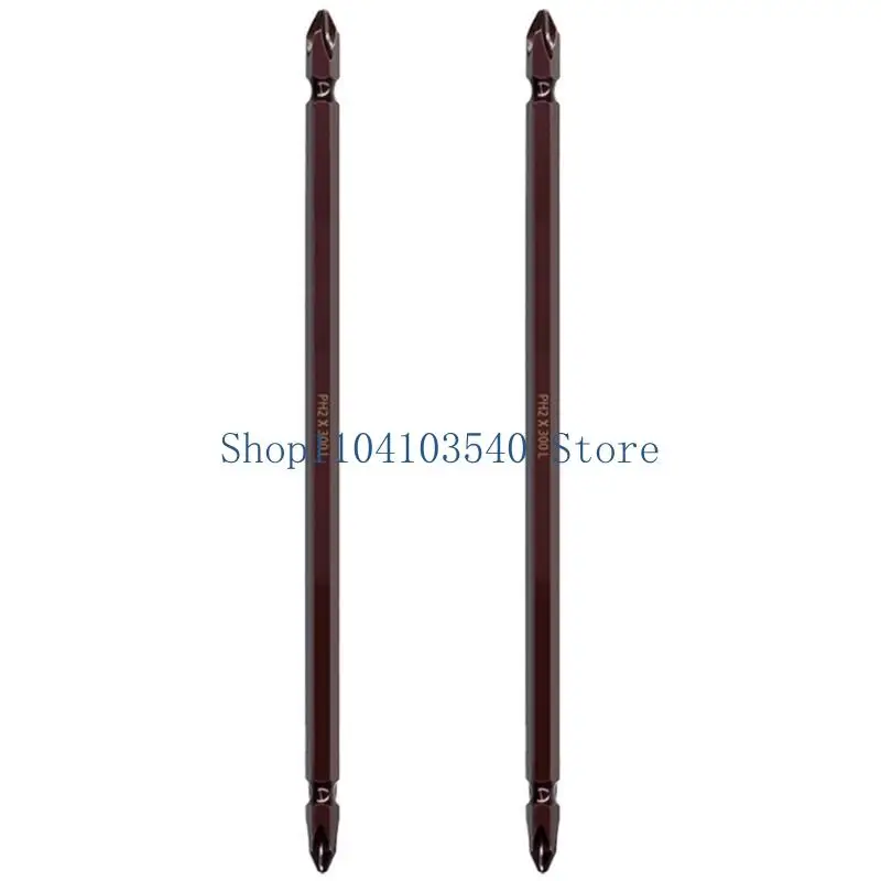 02DC PH2 Electric Screwdriver Bit Double Head Hexes Shanks Screwdriver Bit Alloy Steel