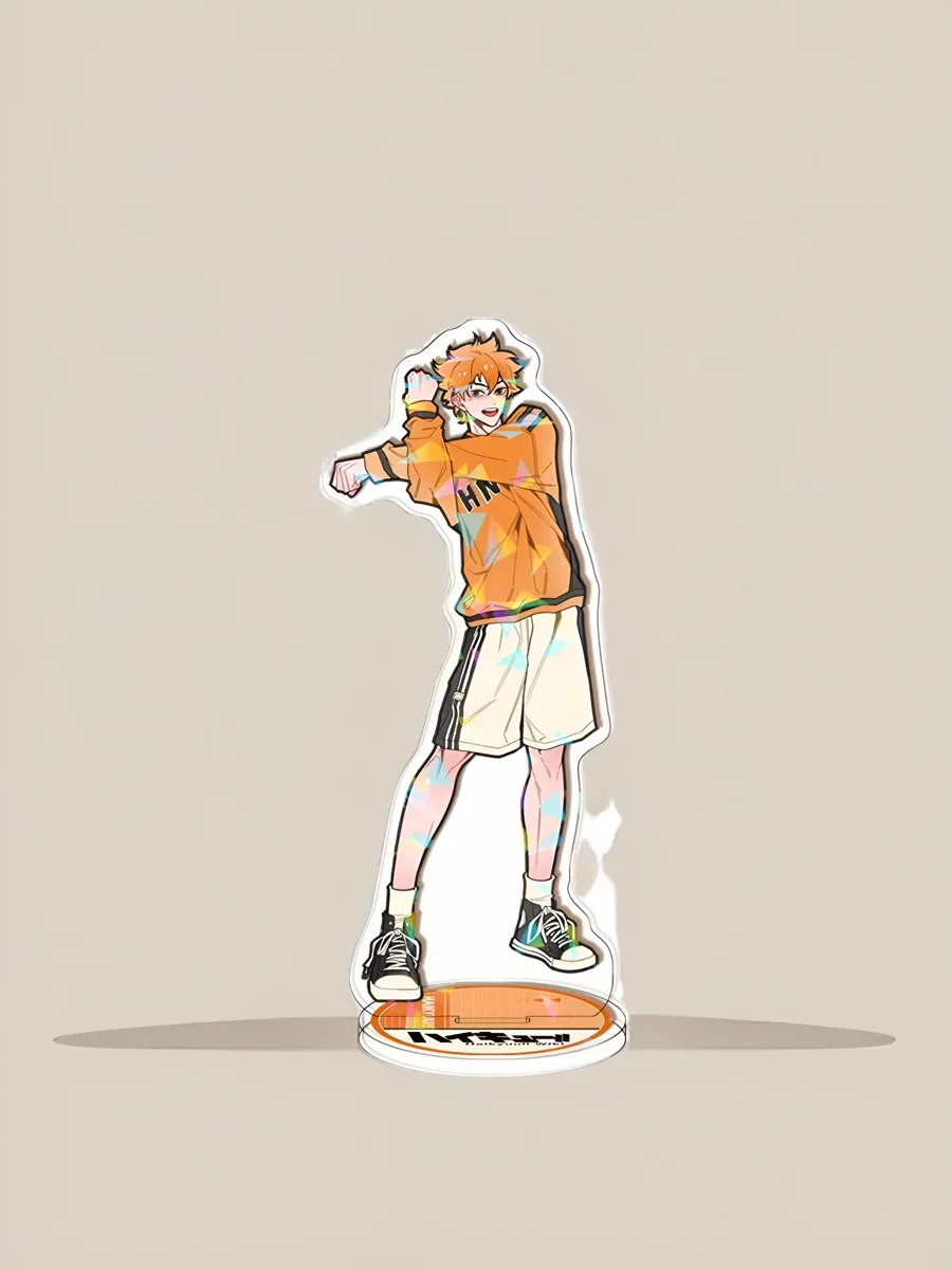 

Anime Haikyuu!! Shoyo Hinata Tobio Kageyama Cosplay Double-sided HD laser standing sign Ambitus