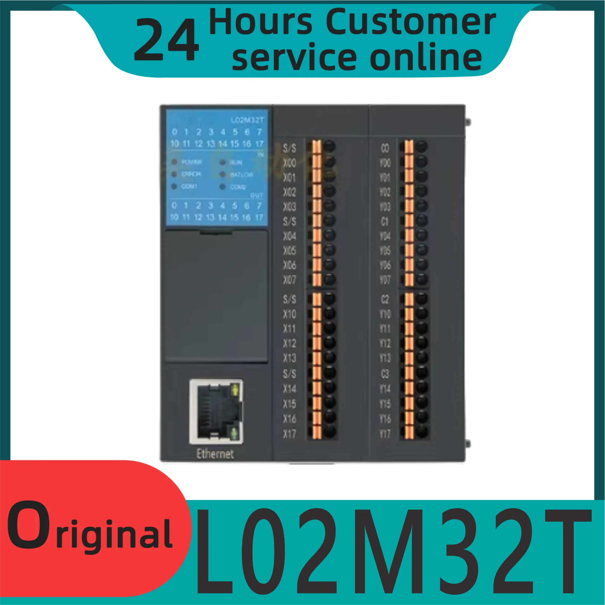 Brand New Original Monitoring Expansion Module, L02 Series Plc, Analog, Weighing, Temperature Module, Used For Rs485, Can Replac