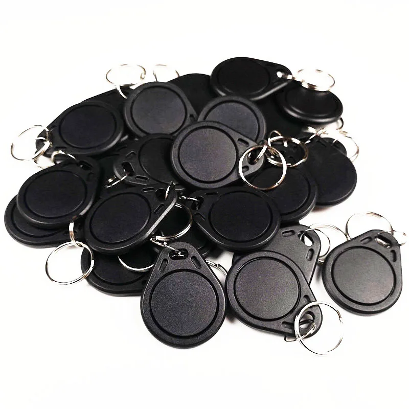 NFC Tags Chaveiro para todas as conexões NFC, Keyfobs, Chip Ntag 213 NXP, ISO14443A, 13,56 MHz, 10pcs