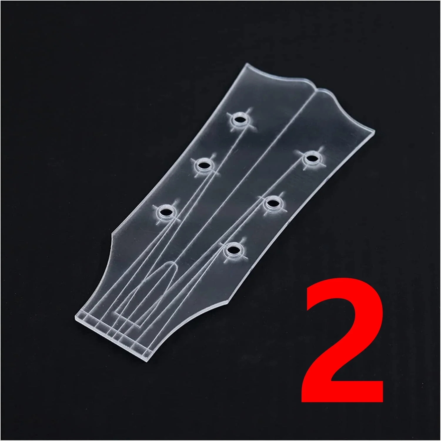 Guitar Tools Guitar Head Template Electric Guitar Acoustic Acrylic Making Mold Thickness 4mm