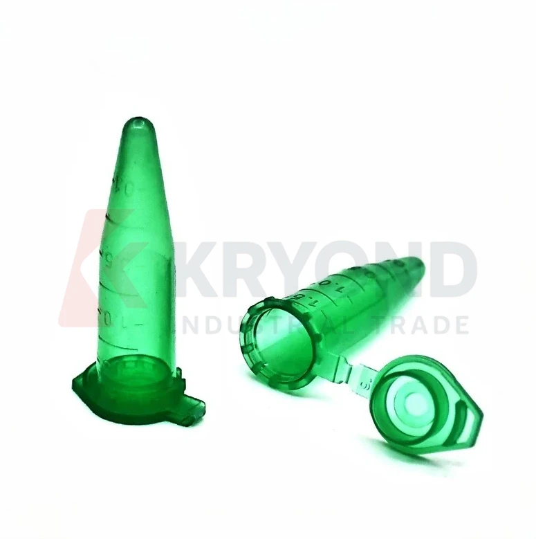 1.5ml Micro Centrifuge Tubes | PCR Tubes with Secure Snap Cap | 500pk Assorted Colors (Green, Yellow, Pink, Blue)