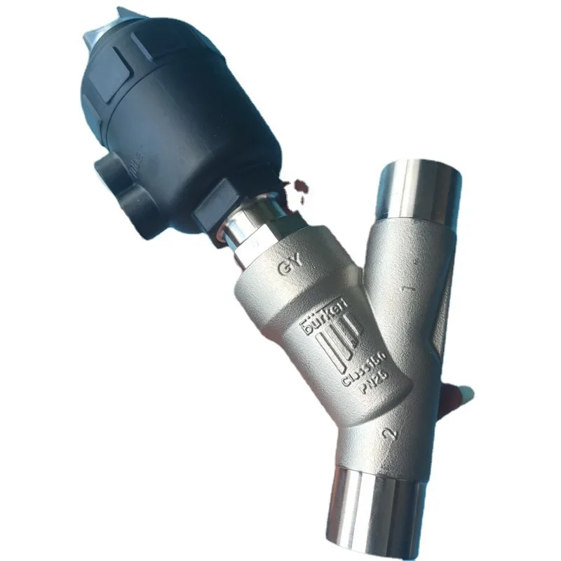 Angle Seat Valve 2000 Pneumatic Angle Seat Valve Welding 48.3X2.0 * 2/2 Normally Closed, DN40316