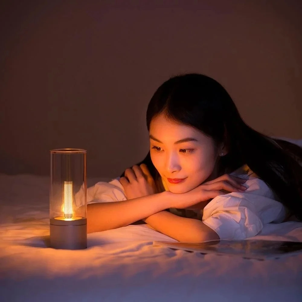 Yeelight Candle Lamp Rechargeable Romantic Yellow light LED Night light Atmosphere Light Stepless Dimming Dinner light