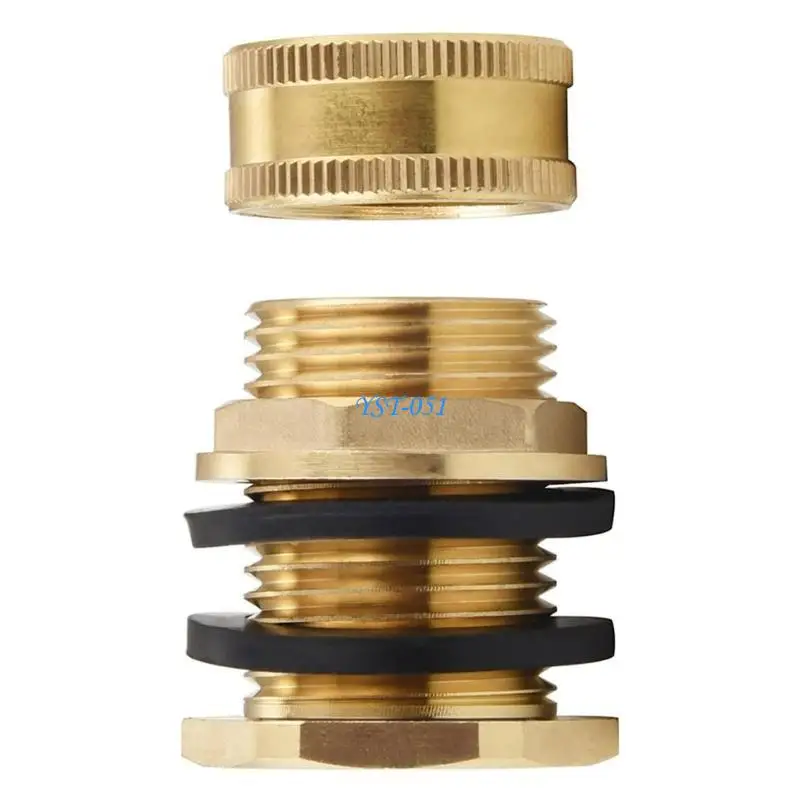 

E15A 3PCS Prevent Water Leakage with Garden Hose Great for Water Tanks and Outdoor Use 3/4" GHT Female Spigot