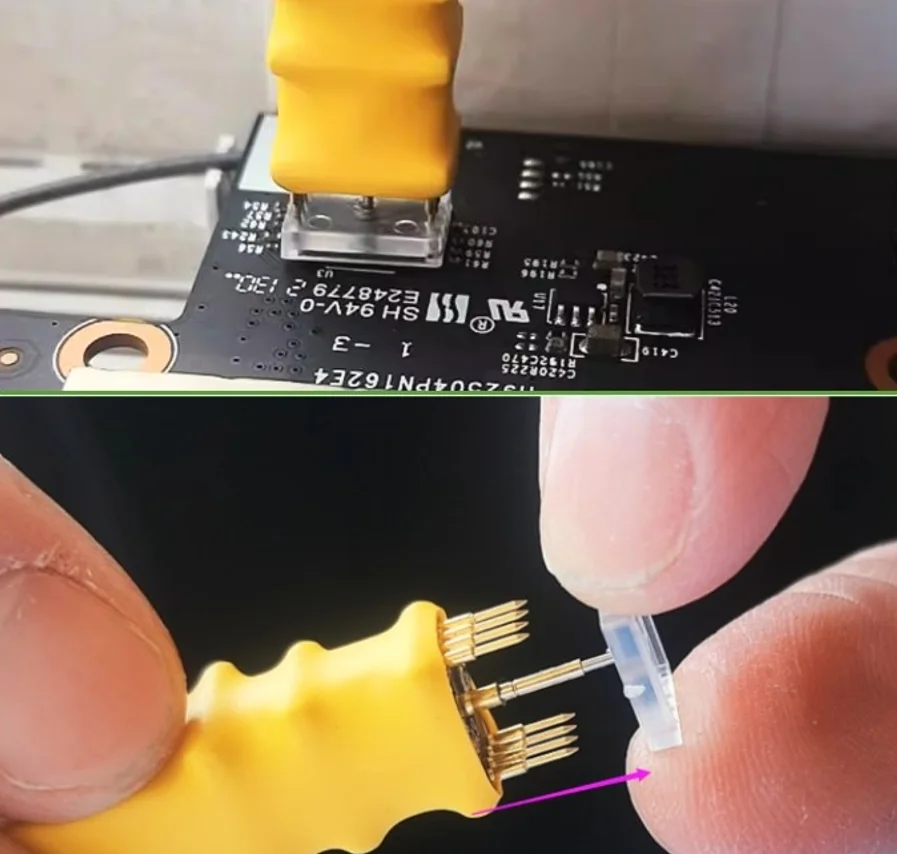 Newest SOIC8 SOP8 MSOP8 TSSOP8 150/208 MIL Probe Line For EEPROM 93CXX/25CXX/24CXX FOR TL866 RT809F RT809H CH341A USB Programmer