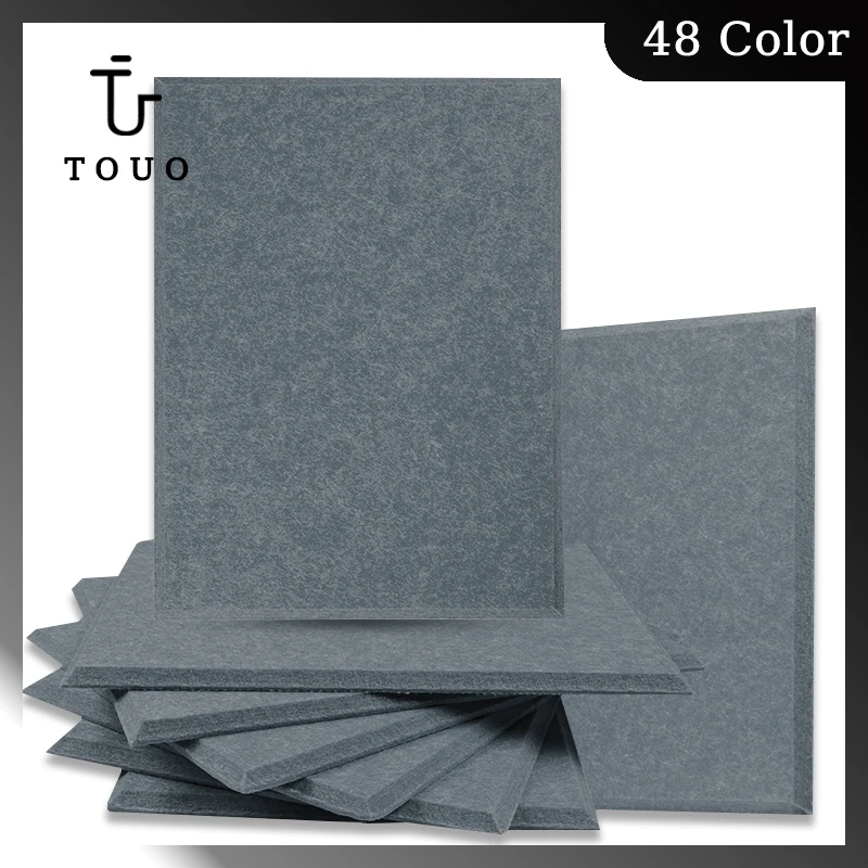 

TOUO Acoustic Panel 6 Pcs Sound Insulation Studio Soundproofing Wall Panels Room Sound Absorbing Sound Proof Panels