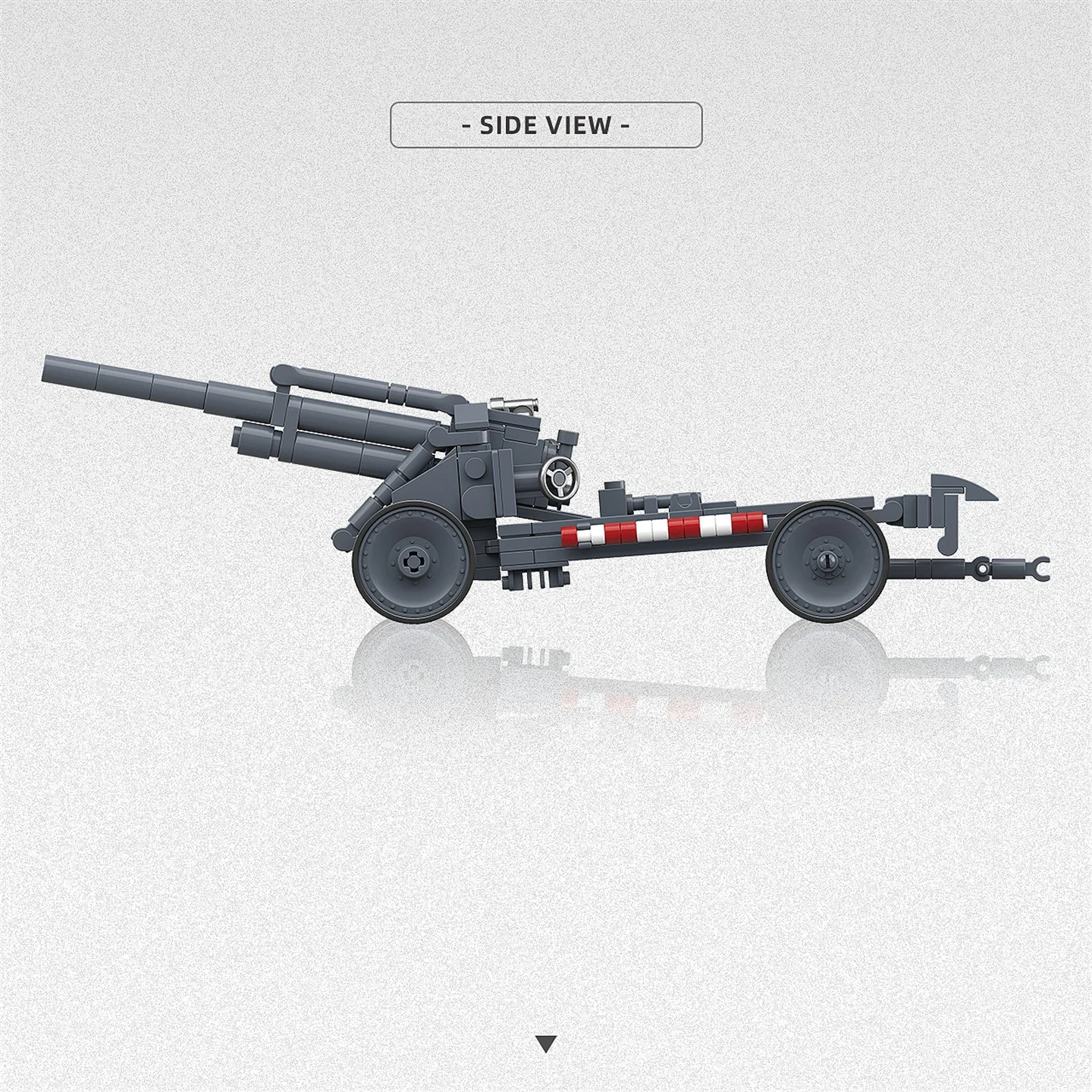 1:35 Scale MOC Model 1:35 Scale MOC Model Infantry Division SFH 18150mm Heavy Howitzer Firepower Building Blocks