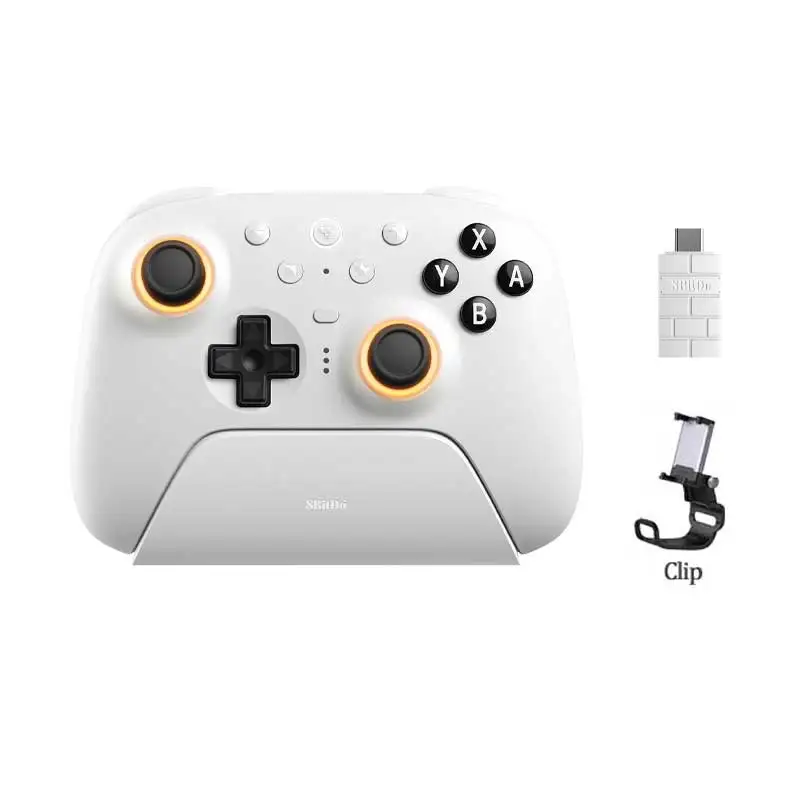 8BitDo Ultimate 2 Bluetooth-gamingcontroller met TMR-joysticks en Hall-effecttriggers voor Nintendo Switch, PC, Windows 10 11