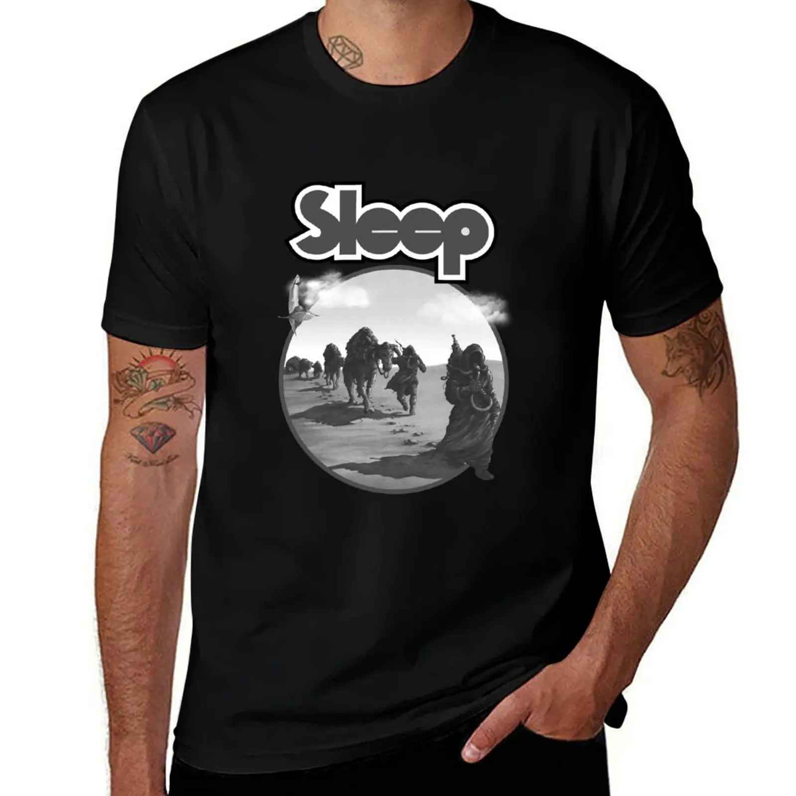 

shirt Sleep, t T-Shirt man plain casual Rock, Stoner t Music shirt man