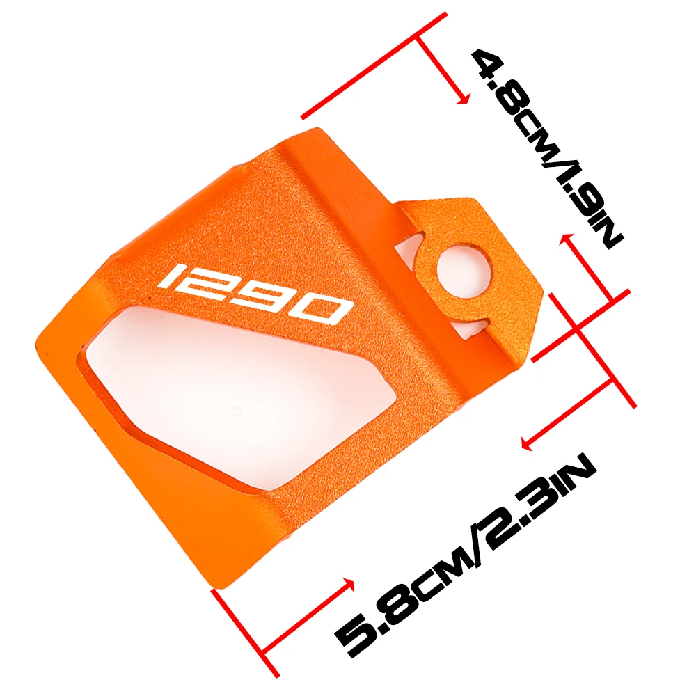 For KTM 1290 SUPER ADVENTURE S R T 1290 ADVENTURE 1290 SAS Motorcycle Accessories Rear Brake Reservoir Guard Protector Cover