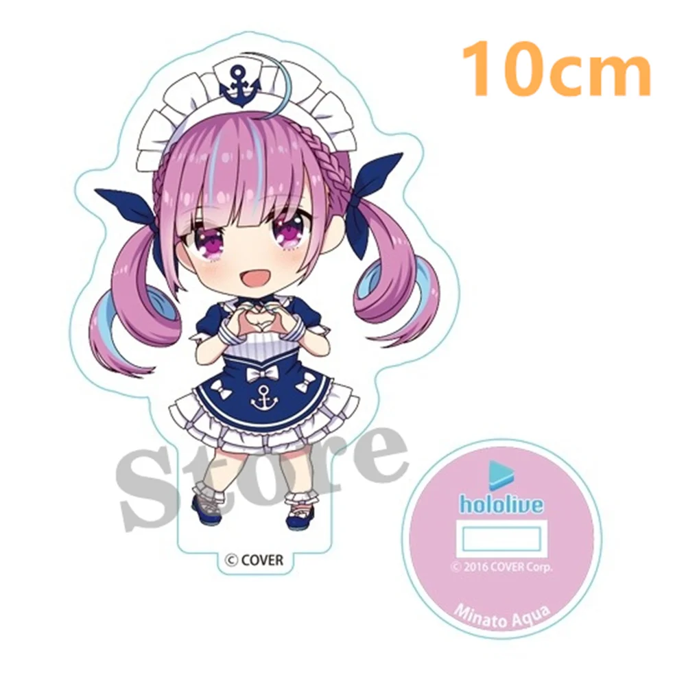 Hot Anime Hololive Connect The World Acrylic Display Stand Model Office Desktop Sign Gift Doll Collection 10cm