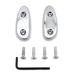 Aftermarket Motorcycle Parts Mirror Block Off Base Plates For Suzuki GSXR 600 750 1000 GSX-R 2001-2004 CHROMED