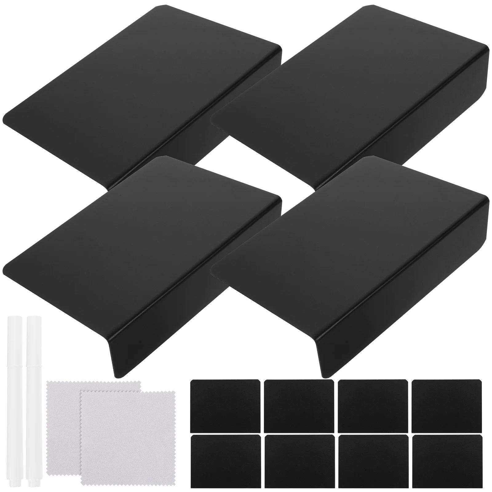 1Set Drawing Blackboards Compact Price Boards for Menu Display Chalkboard Signs Message Board Home Decor Writing Surface Desktop