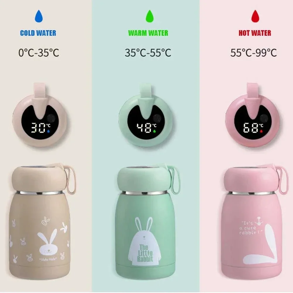 Smart Thermos Temperature Display Portable Coffee Mugs In-Car Tea Water Stainless Steel Insulation Cup for Gift