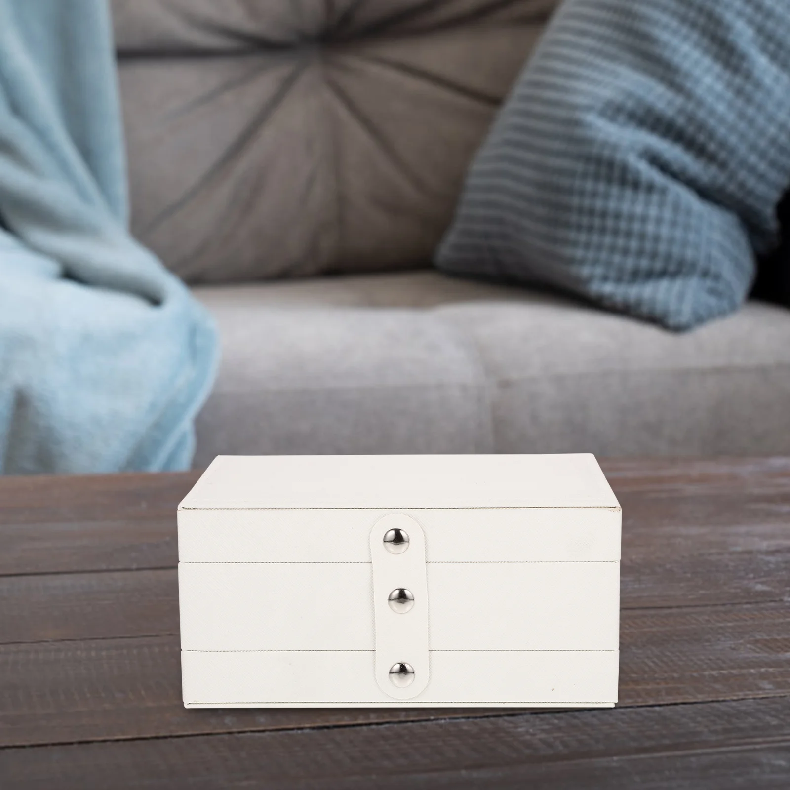 

Multi-Layer Jewelry Storage Box Large Capacity Compact Design Portable Organizer for Earrings Rings Necklaces Bracelets Travel