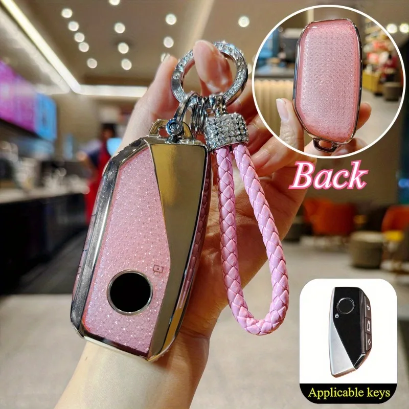 

TPU Car Key Case Cover, Fit for BMW New X Series X1 X3 X4 X5 X6 for 5/7 Keyless Auto Accessories