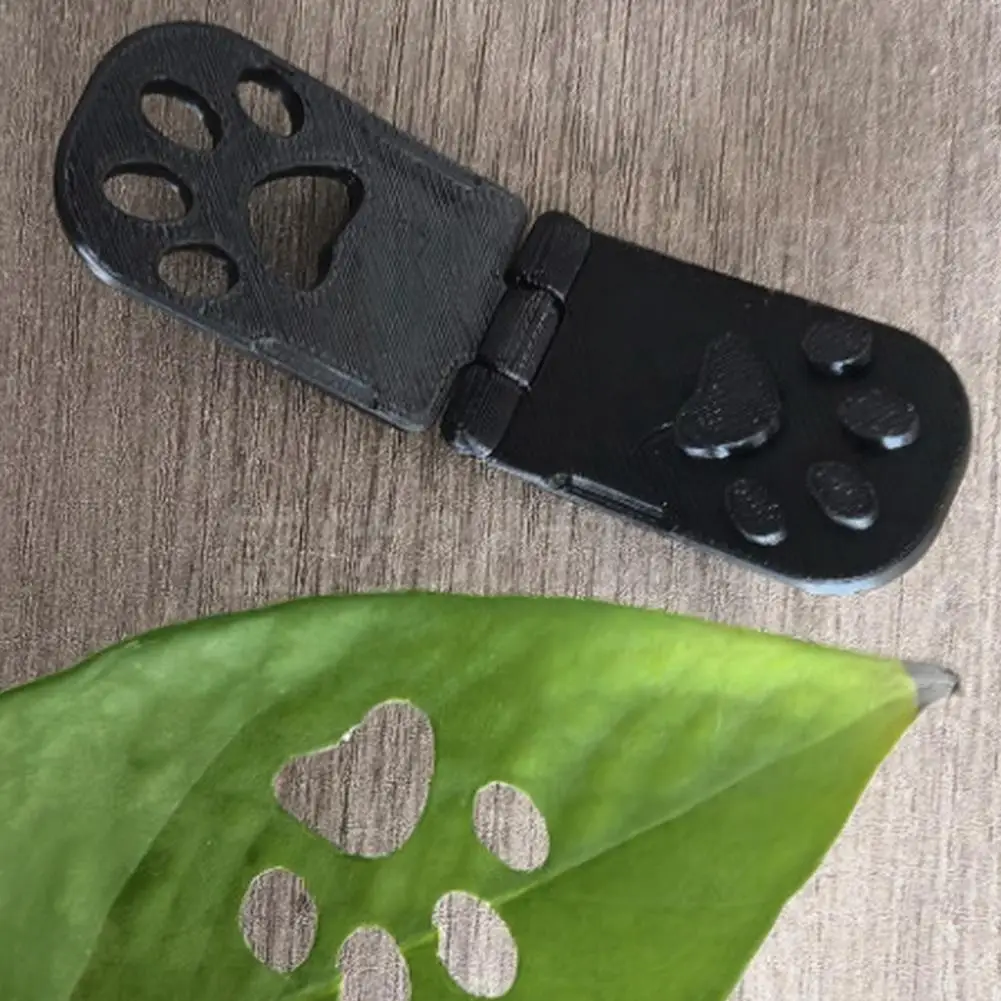 3d Printed Seal Safe Hand-friendly Stamp 3d Printed Cat Paw Hinge Seal Scrapbook Cutter Tool Foldable Craft Accessory for Diy