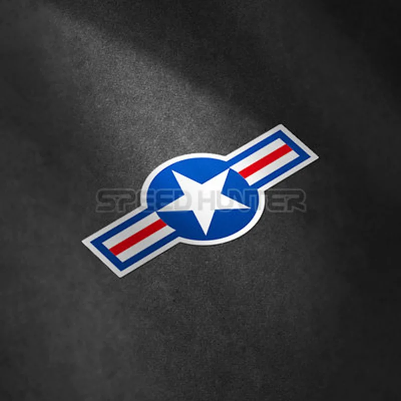 Reflective Stickers Motorcycle Decals USA  Air Force Stickers Tactical Cover Scratches Helmet Stickers for Car Motor Ornamental