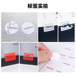 QCPASS English fragile anti-demolition year blue warranty after-sales factory date screw hole sticker mobile phone anti-demoliti