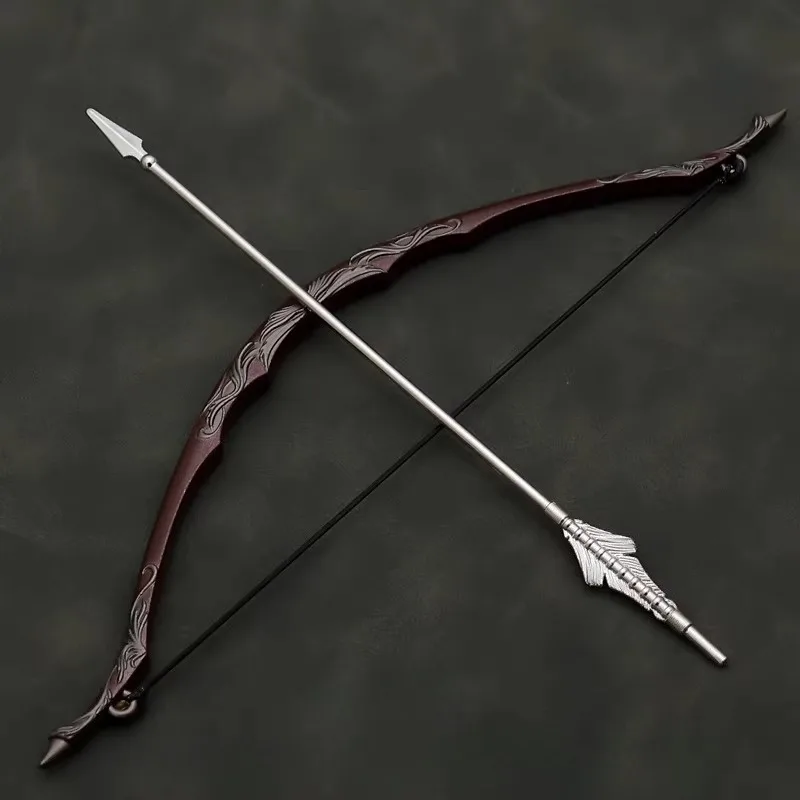 อุปกรณ์เสริมทหารโบราณ ขนาด 1/6 โมเดลธนูและลูกศร สำหรับฟิกเกอร์แอคชั่น 12 นิ้ว ตุ๊กตา BJD และของตกแต่ง