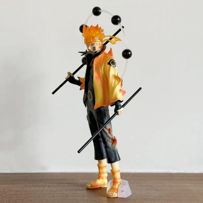 Figuras de acción de Naruto Shippuden, estatua de PVC de Uzumaki de seis caminos, modelo de colección de juguetes para niños, regalo