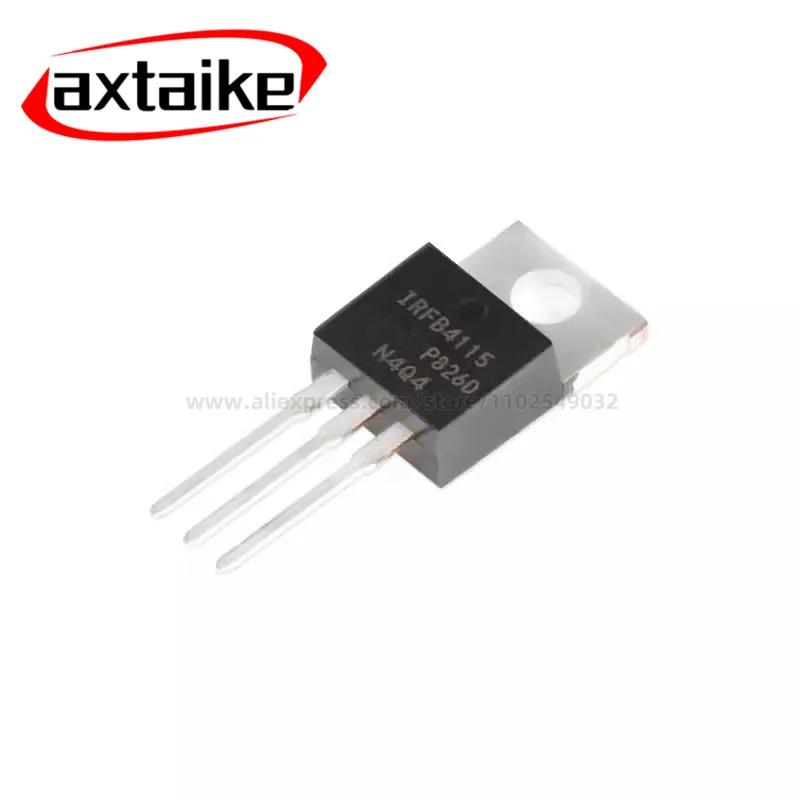 

10PCS IRFB4115PBF TO-220 MOSFET DIP Transistor IRFB4115 150V 104A 380W N-Channel HEXFET Power