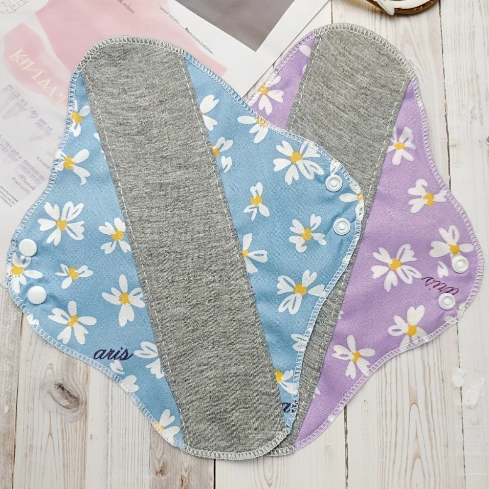 นํากลับมาใช้ใหม่ผ้าอ้อมผู้ใหญ่ผ้าฝ้ายลื่น Panty Liners ผู้สูงอายุป้องกันปัสสาวะรั่วล้างทําความสะอาดได้กางเกงประจําเดือนผ้าสุขาภิบาล