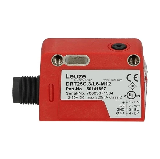 High Sensitivity Leuze DRT25C.3/L6-M12 Dynamic Reference Diffuse Sensor