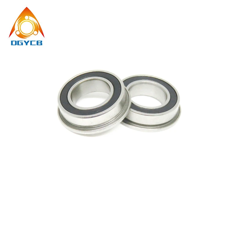 5pcs 6x12x4 SMF126 2RS Stainless Steel Flange Bearing SMF126 RS LF1260 DDU Miniature Flanged Bearing 6*12*4 MF126 2RS