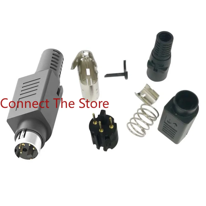 2PCS Supply MINI DIN 3PIN Assembly 8-piece LOCK  Self-locking  Connector Small 3P