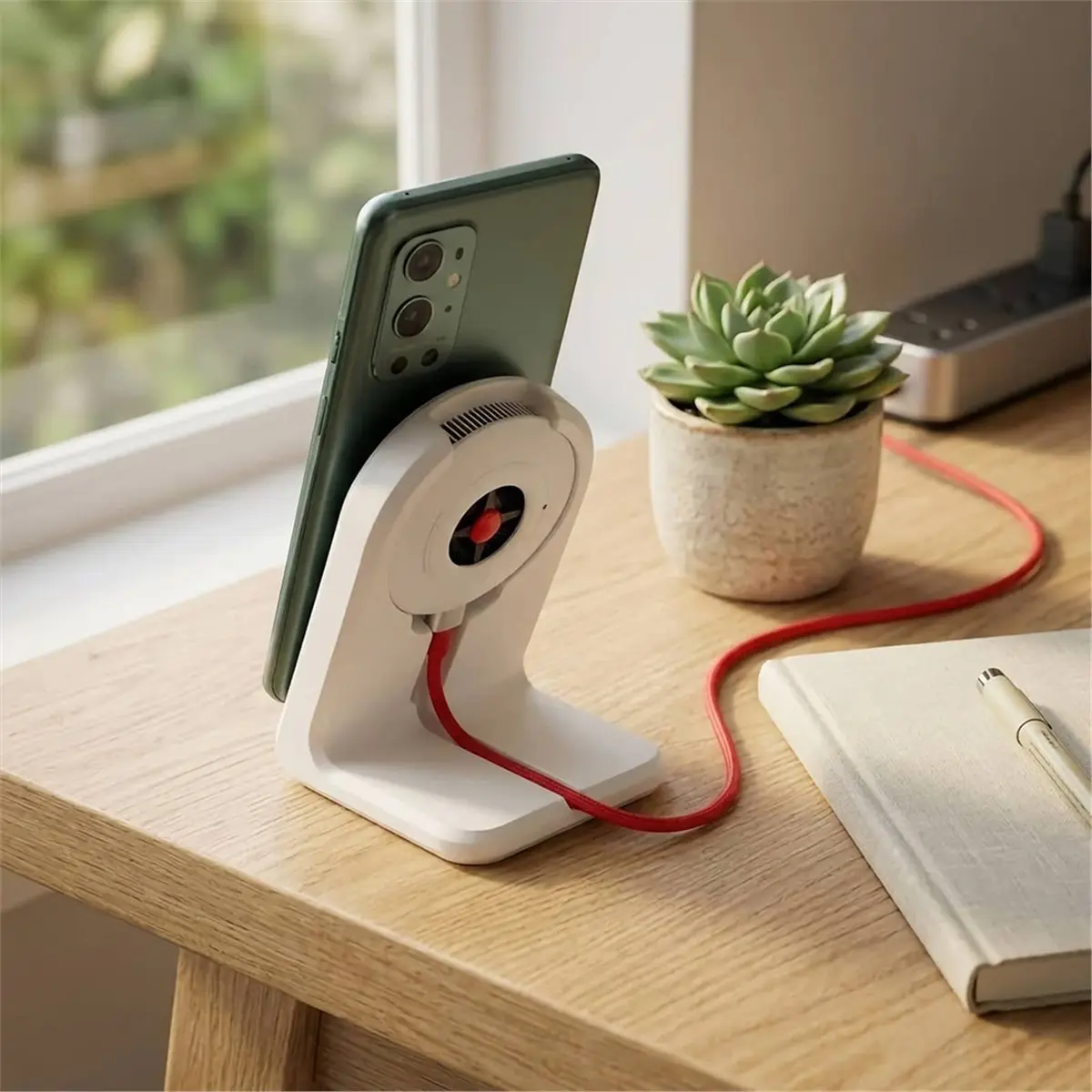 A24U Magnetischer Desktop-Ständer für AIRVOOC 50W Wireless Charger Holder für 12/13/11/10Pro 9RT Phone Mount Dock