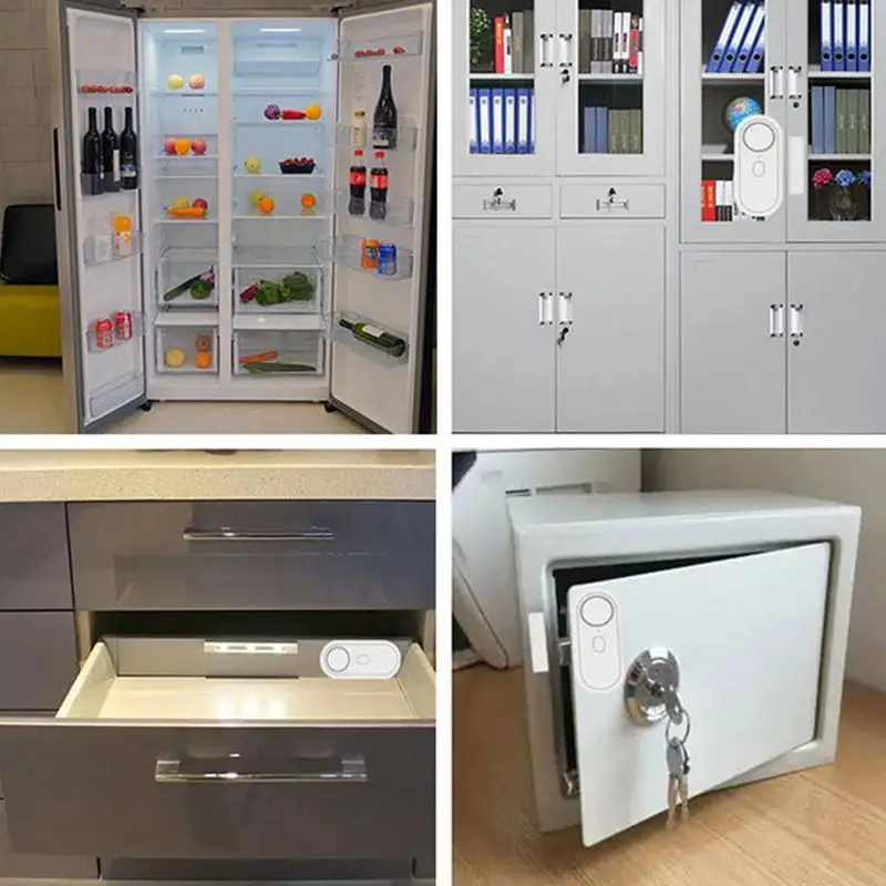 Door Alarms For Home 120db Wireless Magnetic Sensor Window Alarm Easy Installation Anti Theft Alarm Home Security Supplies With