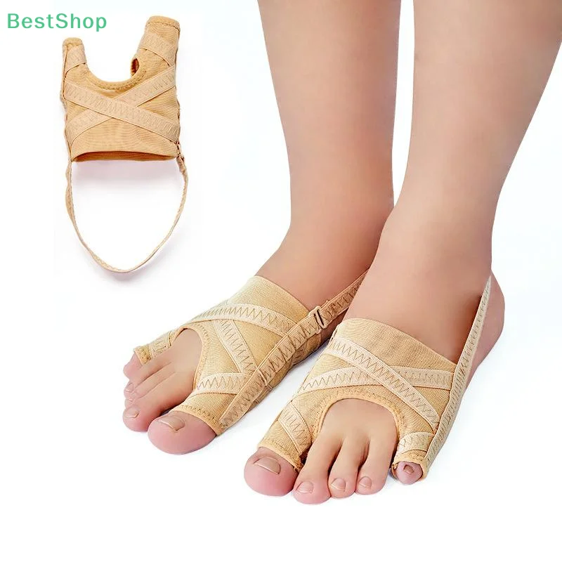 ♥ ♥ ♥ Verstelbare ademende mesh-voetmouwen met dubbele neus, Hallux Valgus-corrector, aparte teencorrector voor grote en kleine tenen