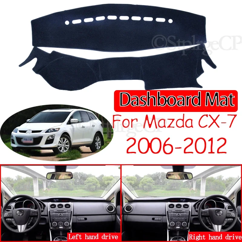 Anti-Slip Mat Dashboard Cover Pad Sunshade Dashmat Carpet Accessories CX7 CX 7 for Mazda CX-7 2006 2007 2008 2009 2010 2011 2012