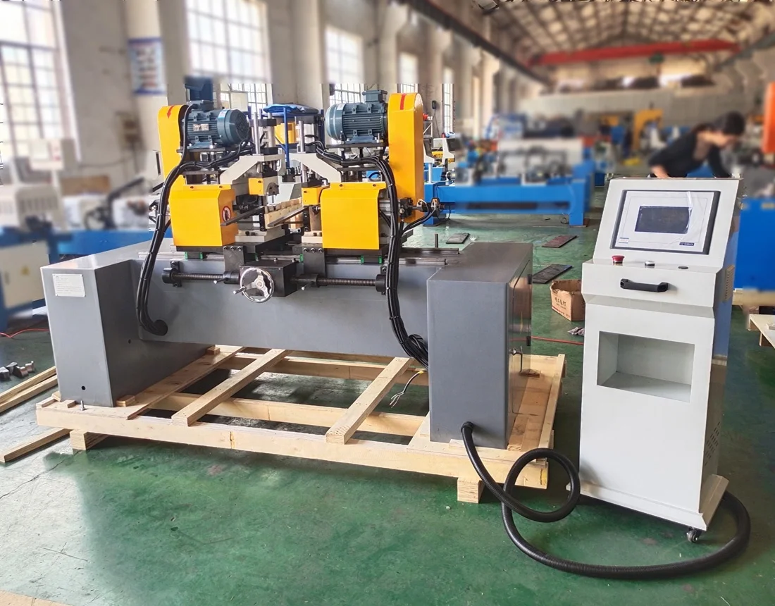 Deburring Beveling Double-Sided Chamfering Machine for Plastic/PVC Stainless Steel Aluminum-Semi-Automatic Gear-Driven High